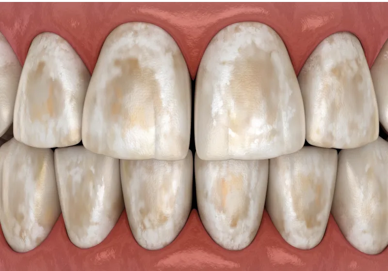 細菌の塊「プラーク」と「歯石」が発症のきっかけ